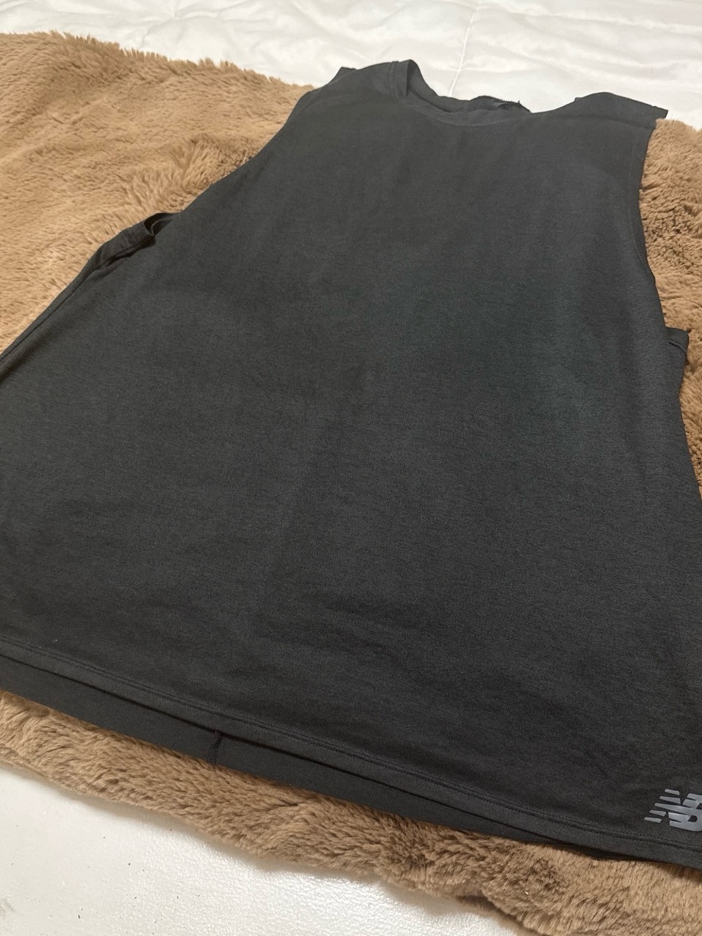 New Balance Black Sleeveless Muscle Tee